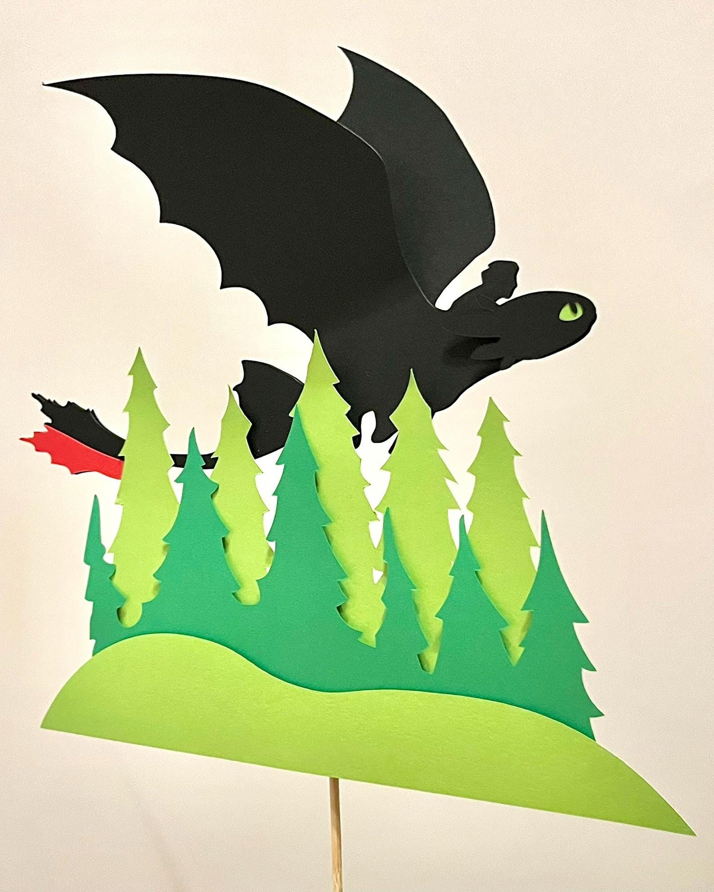 Toothless cake topper SVG How to Train Your Dragon Cake Topper SVG HTTYD Party Decor Toothless birthday party