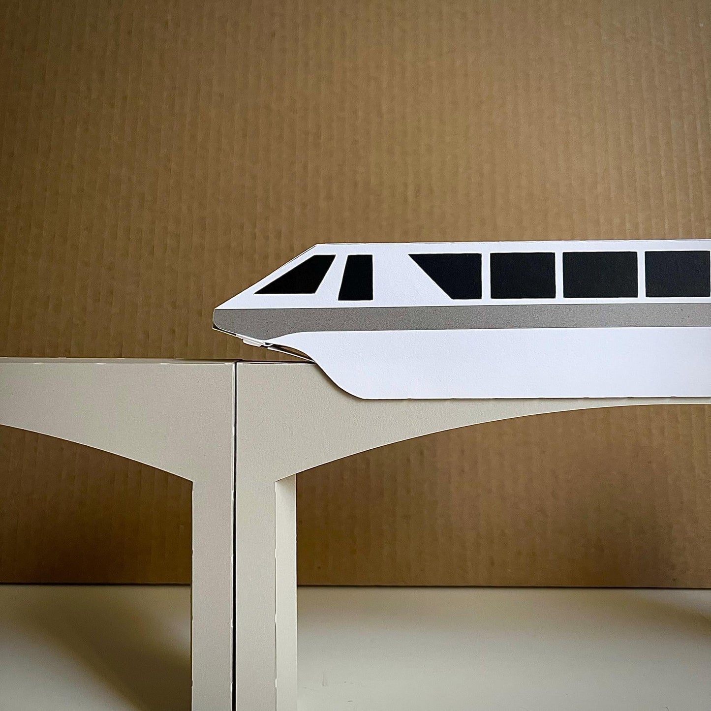 Disney Monorail Papercraft svg Funko stand Funkopop stand Bittypop stand DIY Disney Monorail Craft Project Instant Download Train diy