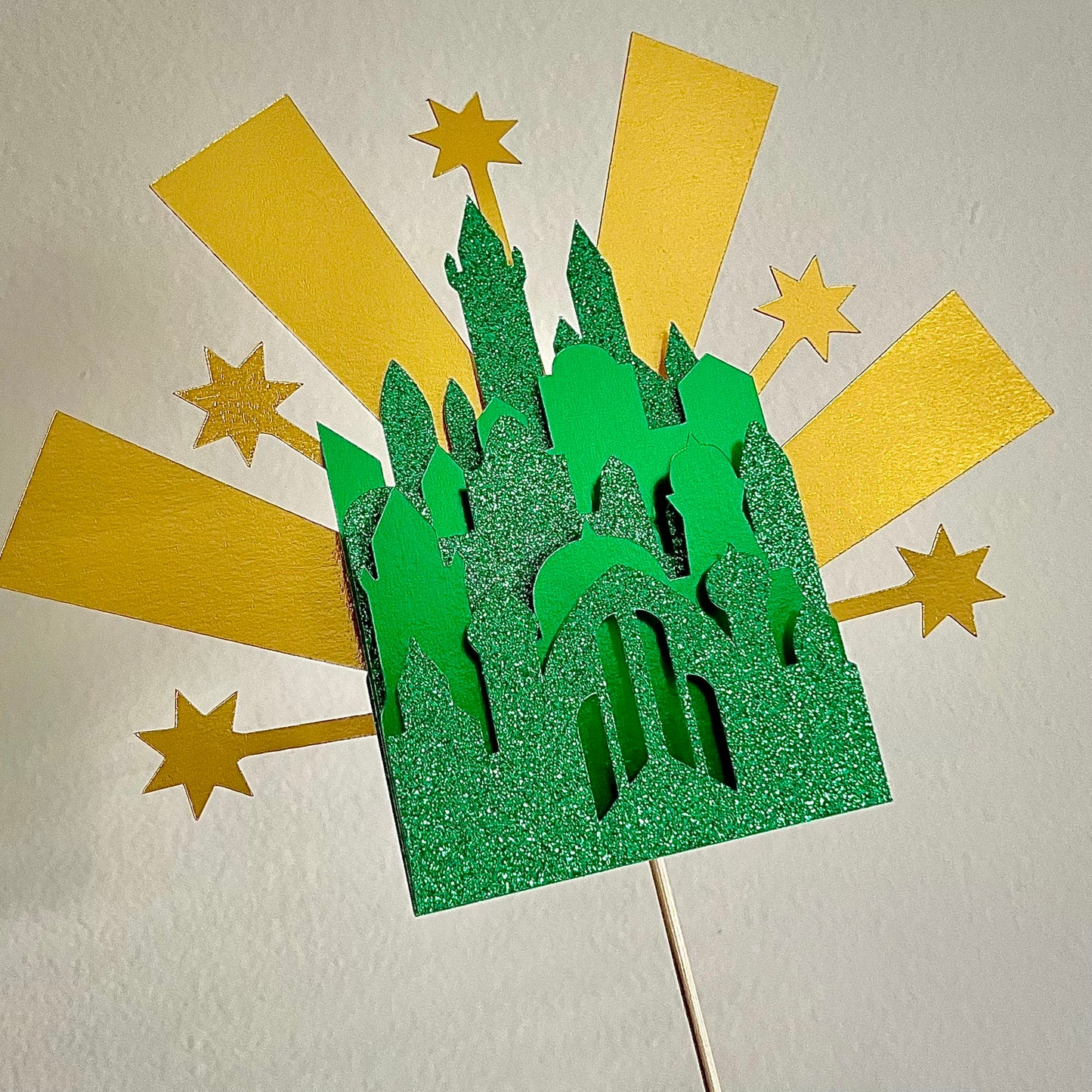 Wicked Cake Topper SVG Emerald city cake topper file digital download Wizard of Oz Party Decor wicked SVG Wicked emerald city cake topper