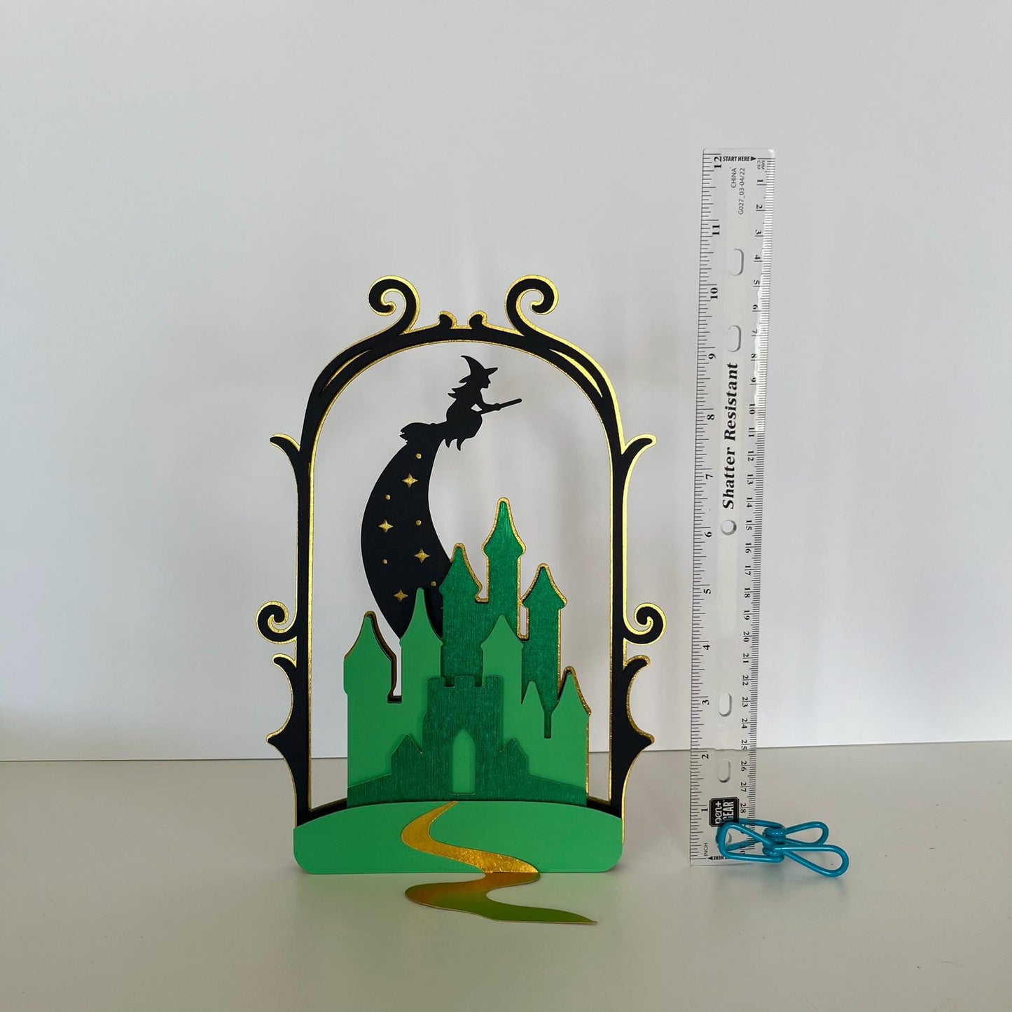 Wicked SVG Wicked Cake Topper SVG Emerald City Digital Download Wicked for good Paper Craft Layer Flying Broom Witch Wizard of Oz